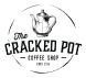 The Cracked Pot Coffee Shop logo